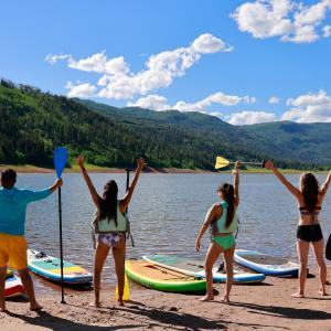 SUP at Lemon Reservoir During Summer | Rhyler Overend | Visit Durango