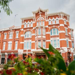 Strater Hotel with Clouds During Summer