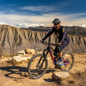 Mountain Biking in the Twin Buttes Area During Fall