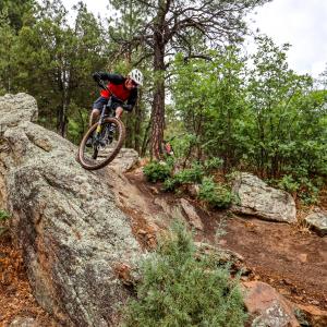 Mountain Biking in the Twin Buttes Area During Summer