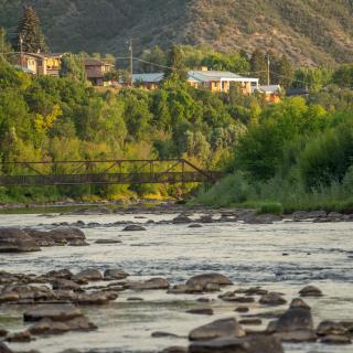 Animas River from Memorial Park, Durango, CO